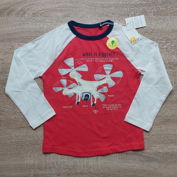 Mini Boden nwt drone tee 5-6 years - Picture 3 of 11